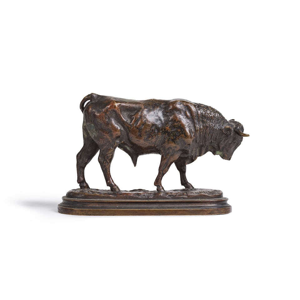 Modèle en bronze représentant « Taureau marchant » Isidore Bonheur (1827-190... - 4