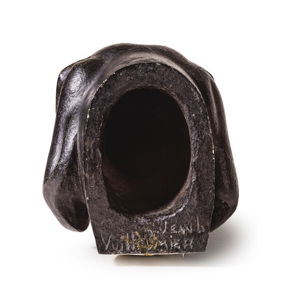 Jean-Louis Vuilleumier (Français, 1898-1980)Tête en plâtre peint à l'imitati... - 2