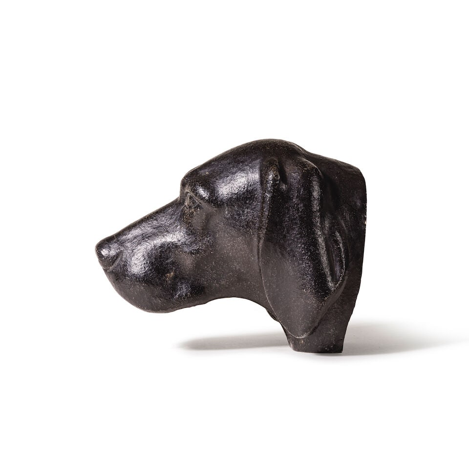 Jean-Louis Vuilleumier (Français, 1898-1980)Tête en plâtre peint à l'imitati... - 3