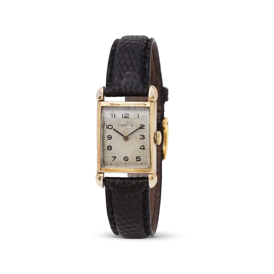 Cartier x Concord Watch Co. A gold plated manual wind wristwatch Cartier x Concord Watch Co. Mon... (1 of 1)