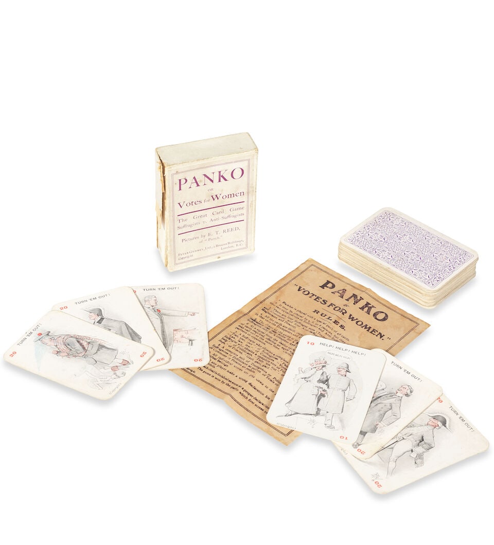 'PANKO' - PLAYING CARDS 'Panko or Votes for Women. The Great Card Game. Suffragists v. Anti-Suff... (1 of 1)