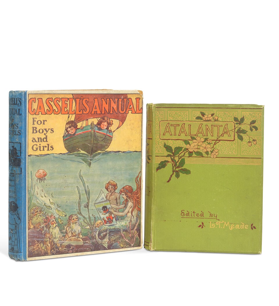 Cassell's Annual for Boys and Girls, 1914--MEADE (L.T., editor) Atalanta, 1889 (2): CHILDREN'S FICTION Cassell's Annual for Boys and Girls, colour illustrations, many full-page, by Harry Rountree, Rose Pitman, Harry B. Neilson, Mabel Lucie Attwell, and Arthur Rackham, publisher's bl