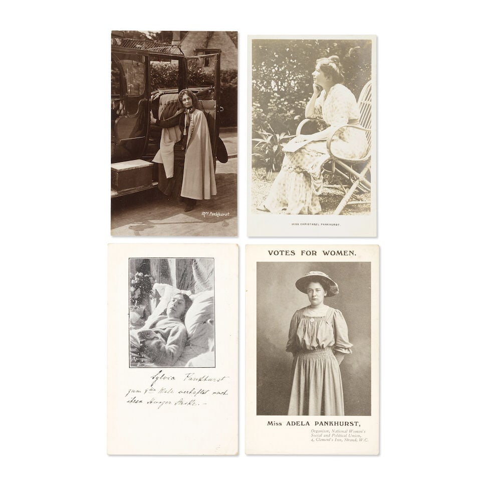 POSTCARDS - WSPU PORTRAITS 40 photographic portrait postcards of members of the WSPU (40) (1 of 3)