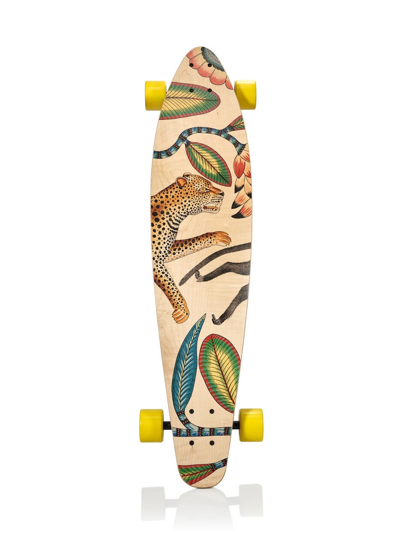 HERMÈS: A SET OF 2 LIMITED EDITION BEECH WOOD SAVANA DANCE SKATEBOARDS - 2