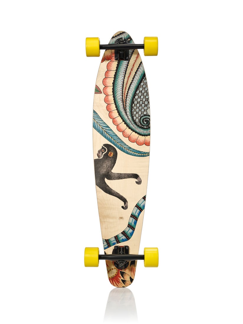 HERMÈS: A SET OF 2 LIMITED EDITION BEECH WOOD SAVANA DANCE SKATEBOARDS - 3