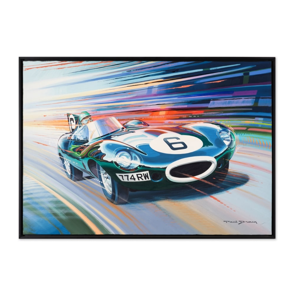 Jaguar Type D - Le Mans 1955 - Paul BRACQ (1 of 1)