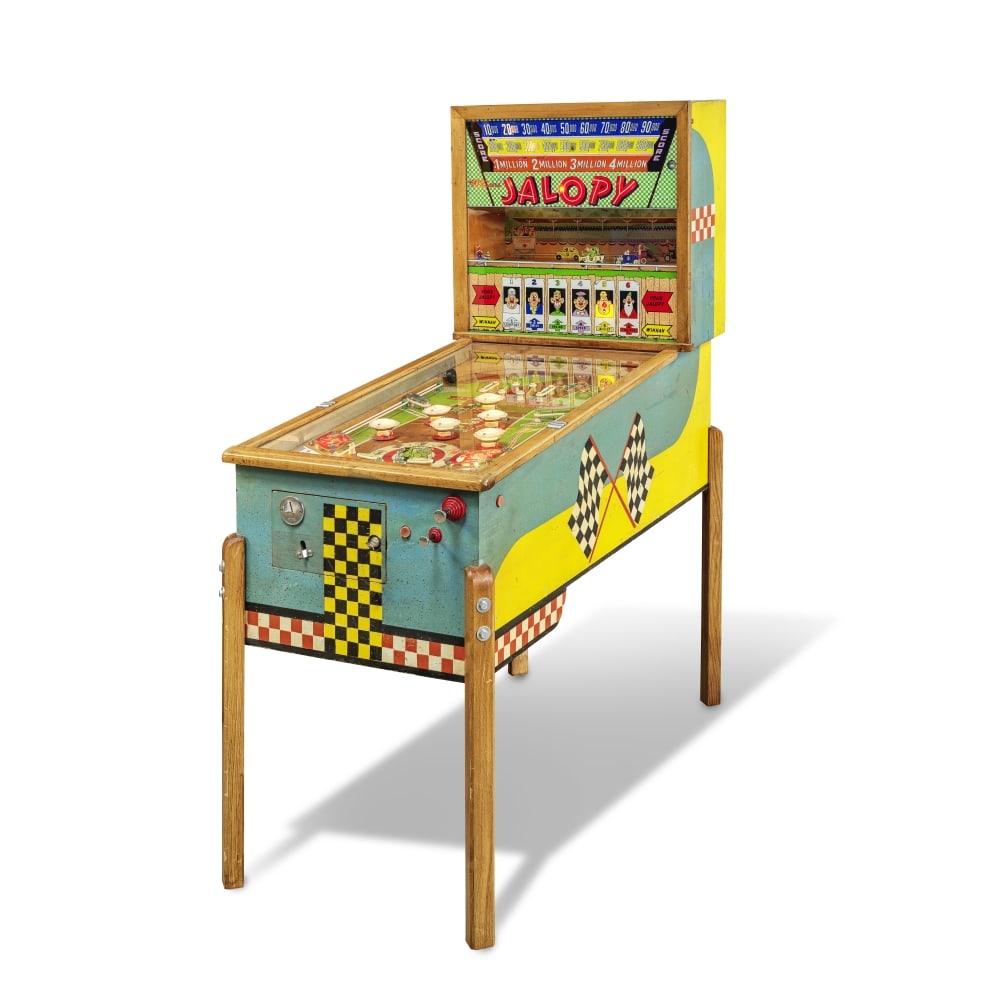 'JALOPY' - WILLIAMS Pinball Machine, 1951 - Automobile Racing Theme (1 of 1)