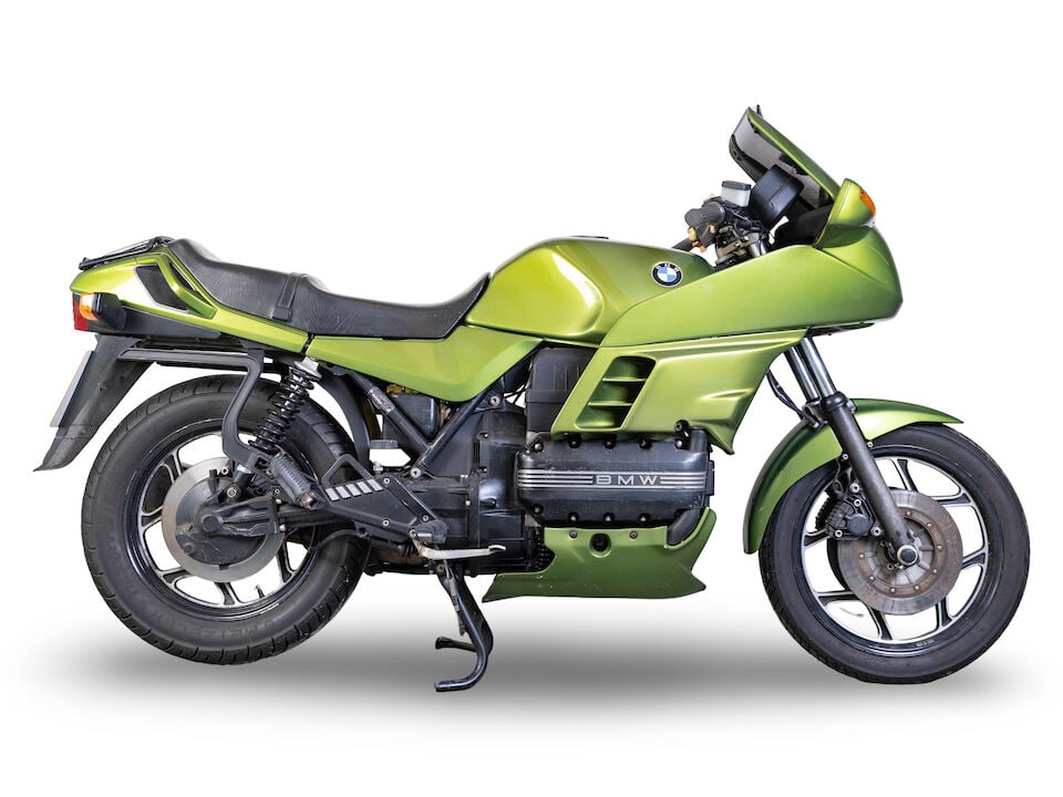 The David Plant Collection, 1987 BMW 987cc K100 RS Frame no. 144648 Engine no. 17872105: The David Plant Collection 1987 BMW 987cc K100 RS Registration no. K101 MAN (Isle of Man) Frame no. 144648 Engine no. 17872105 An all-new design that was supposed to replace BMW's traditional flat-twi