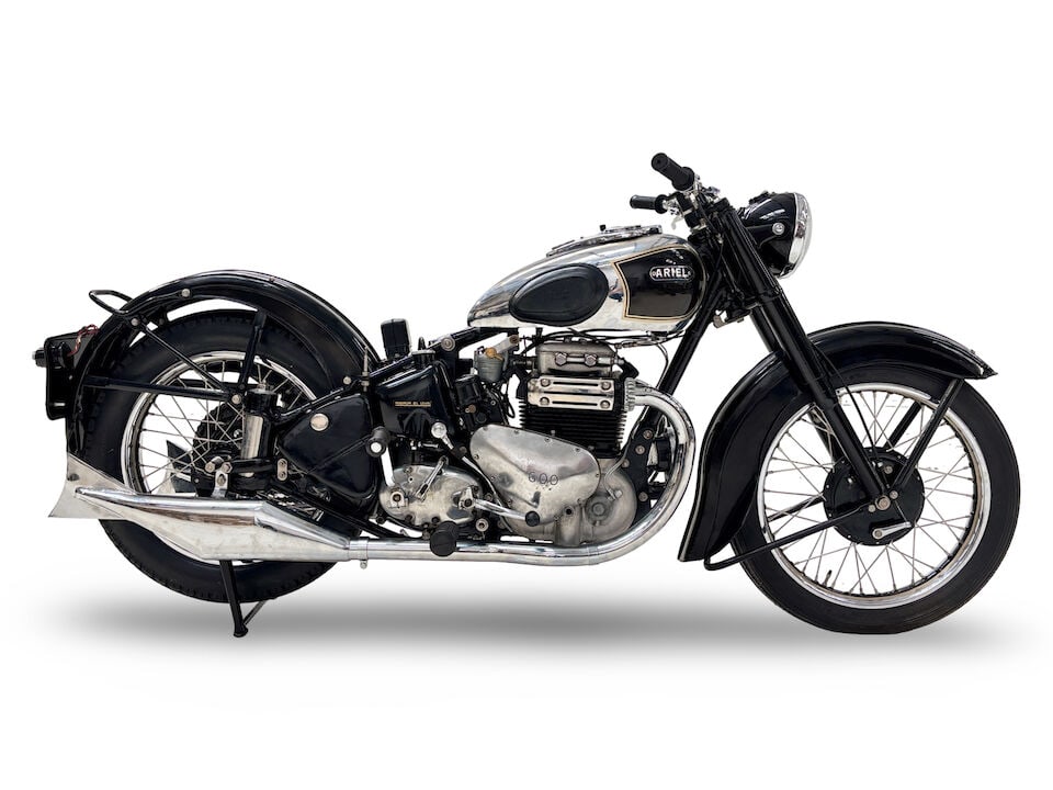 1938 Ariel 'Model 4F' Square Four Project Frame no. P266 Engine no. EE202 (see text) Spare engin... (1 of 20)
