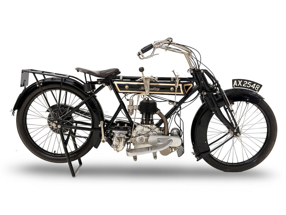 Property of a deceased's estate, 1920 Bradbury 499cc Frame no. 64481 (see text) Engine no. 10423... (1 of 20)