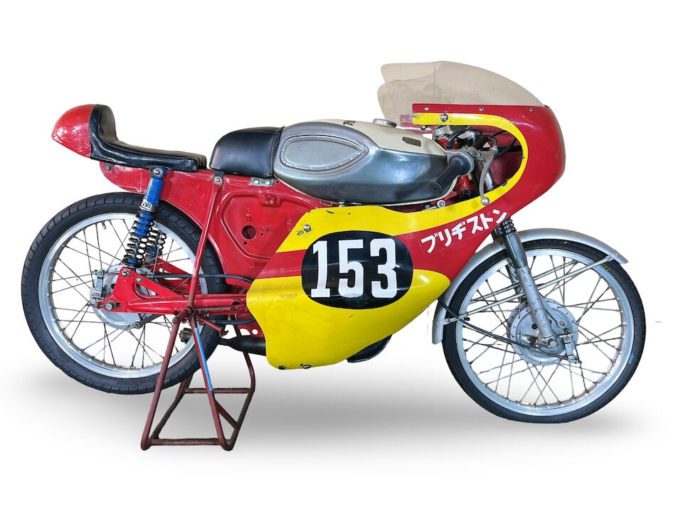 The Connoisseurs Collection, Part III, c.1966 Bridgestone BS90 Racing Motorcycle Frame no. KM005... (1 of 13)