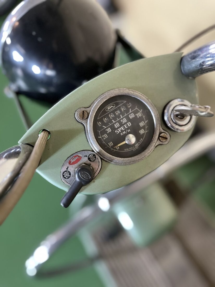 The Connoisseurs Collection, Part III, c.1953 Fuji Rabbit S-53 Motor Scooter Frame no. not visib... - 2