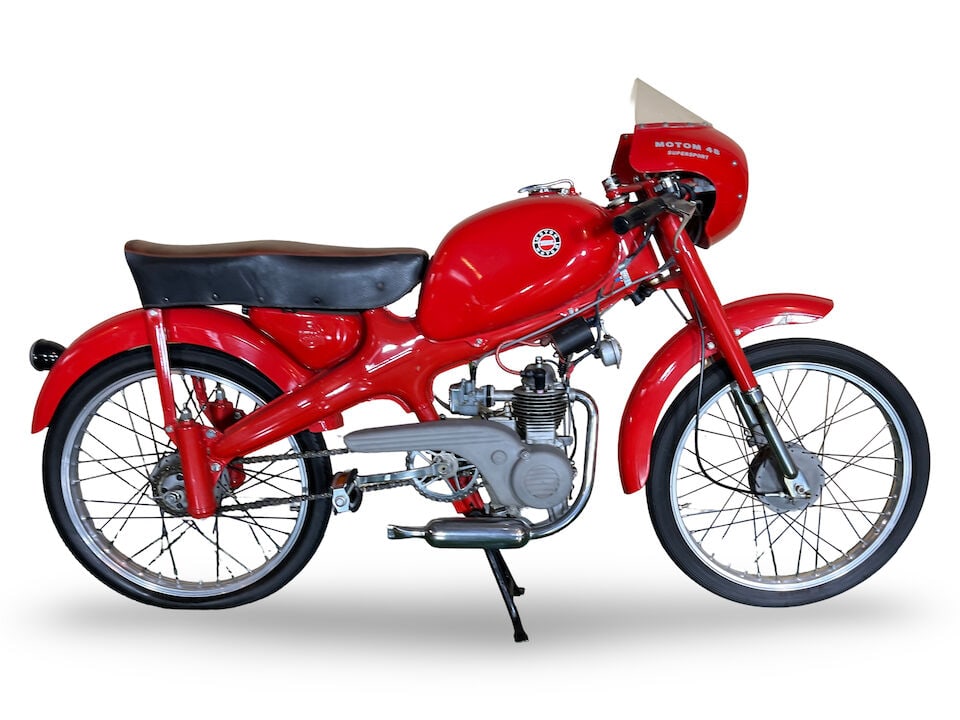 The Connoisseurs Collection, Part III, c.1955 Motom 48cc Super Sport Moped Frame no. L*148914* E... (1 of 8)