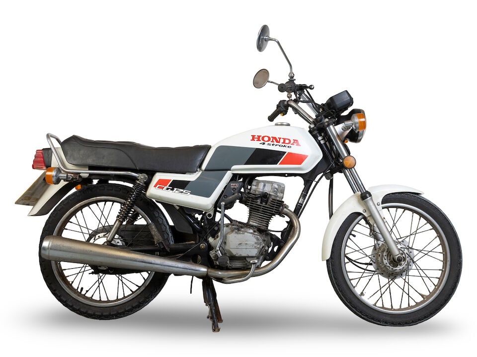 The David Plant Collection, 1990 Honda CG125 Frame no. CG125BR8110427 Engine no. CG125BRE 8110336 (1 of 7)
