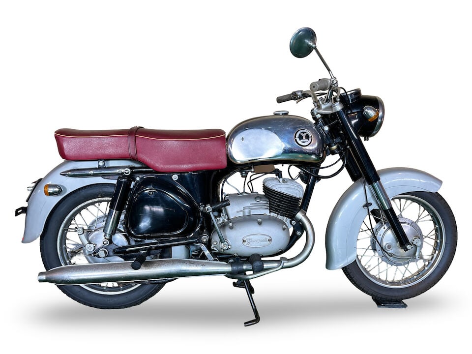 The Connoisseurs Collection, Part III, c.1965 Yamaguchi 250cc YMB Frame no. 2ZYMA-6154 Engine no...: The Connoisseurs Collection, Part III c.1965 Yamaguchi 250cc YMB Registration no. not registered Frame no. 2ZYMA-6154 Engine no. Y-20-7045 This Lot has arrived in the UK from overseas under Temporary 