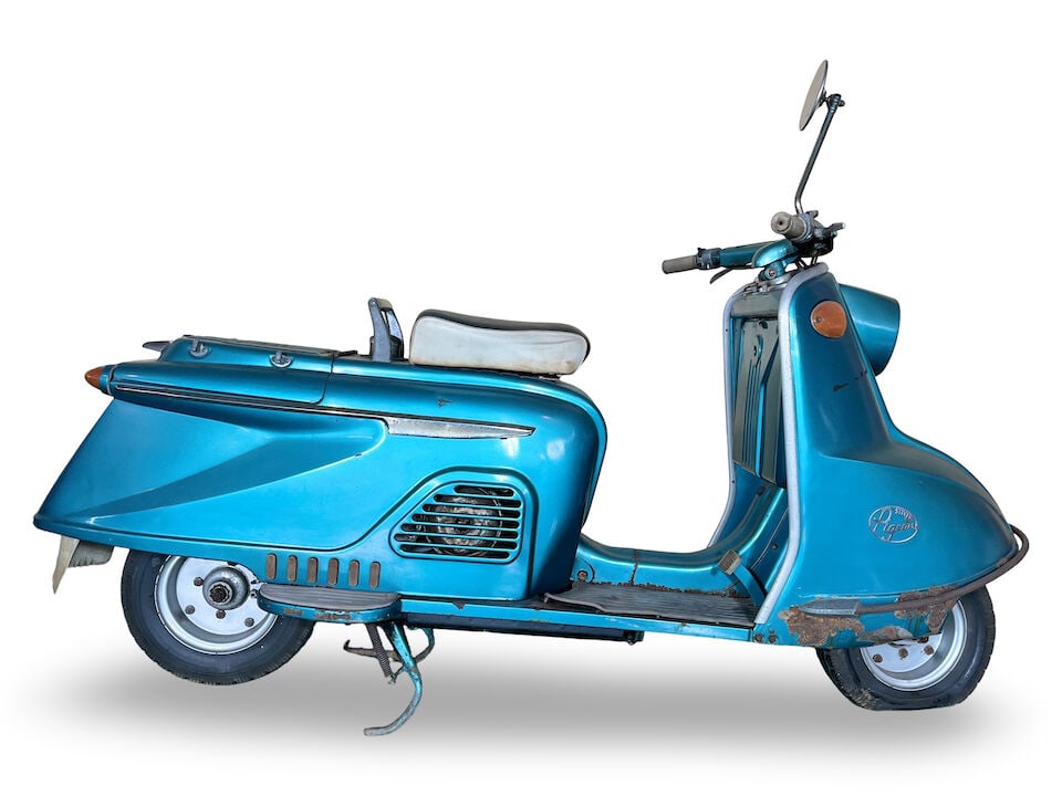 The Connoisseurs Collection, Part III, c.1960 Mitsubishi Silver Pigeon C-110 Motor Scooter Frame... (1 of 7)
