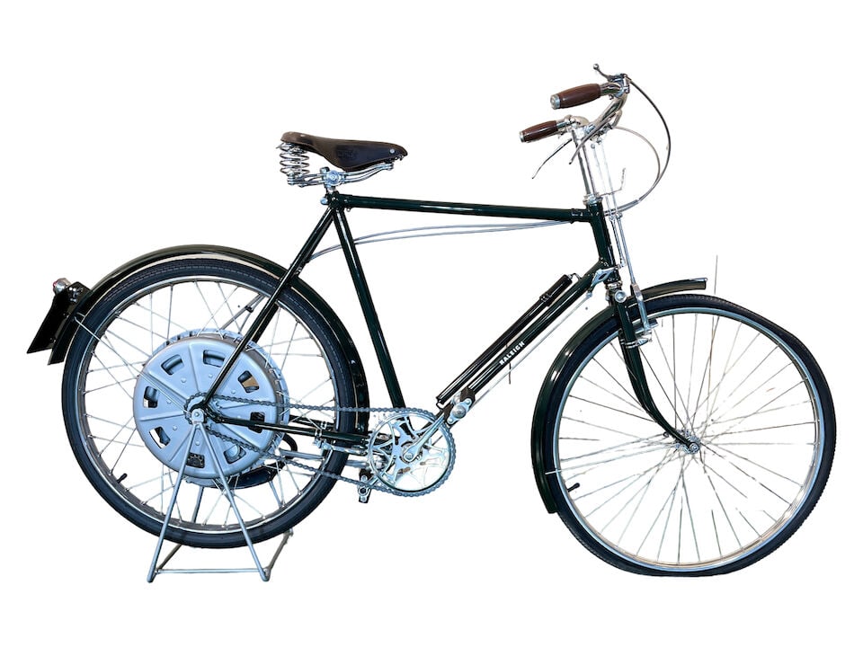 The Connoisseurs Collection, Part III, c.1952 Cyclemaster & Raleigh Bicycle Frame no. 53462 Engi... (1 of 8)