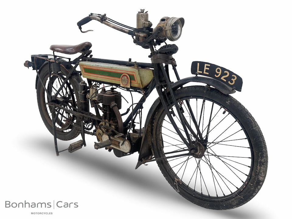 To be sold in aid of St Wilfrid's Hospice, Chichester, c.1912 Triumph 3½hp Frame no. 192010... - 3