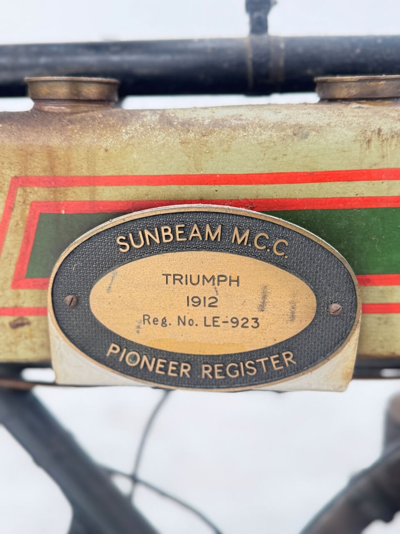 To be sold in aid of St Wilfrid's Hospice, Chichester, c.1912 Triumph 3½hp Frame no. 192010... - 8