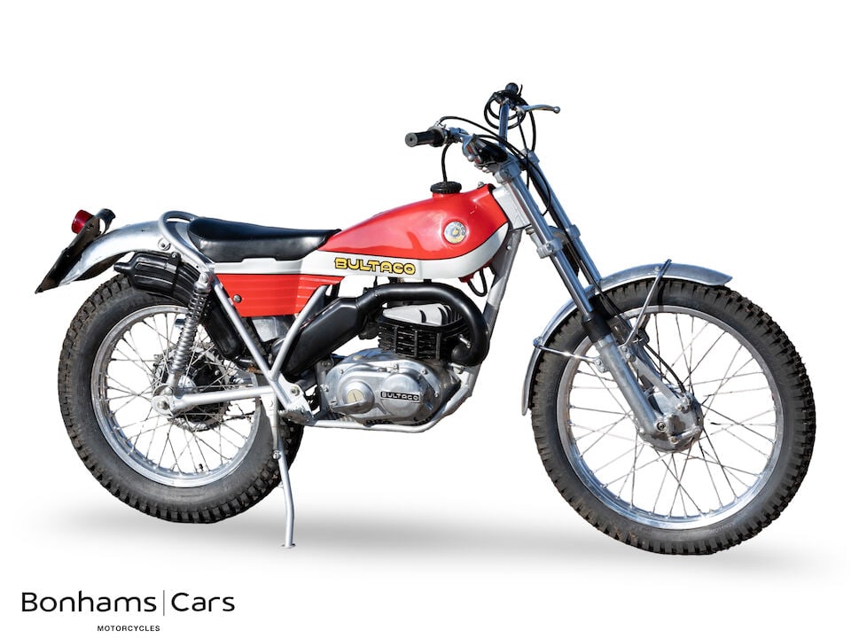 1974 Bultaco 325cc Sherpa Trials Motorcycle Frame no. JB-12500122 Engine no. JM-12500122 (1 of 10)
