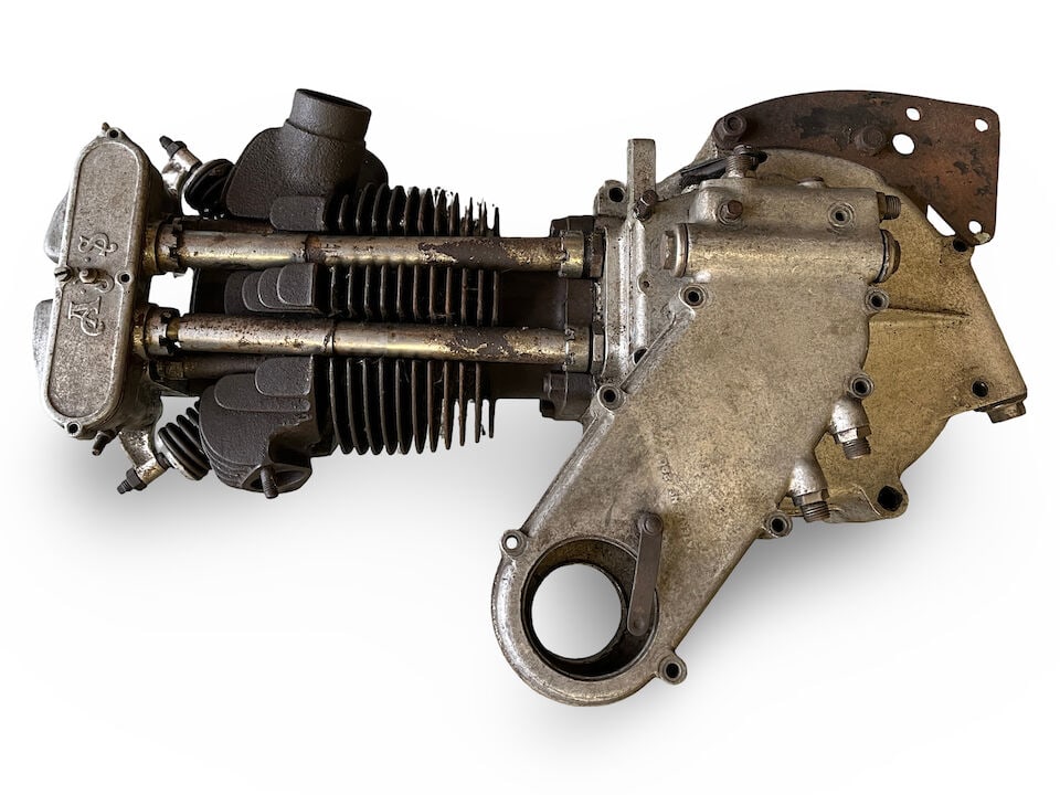 An AJS twinport OHV Engine (1 of 4)