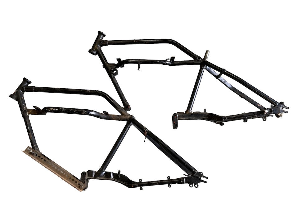 Six believed mostly Sunbeam Motorcycle Frames (1 of 15)