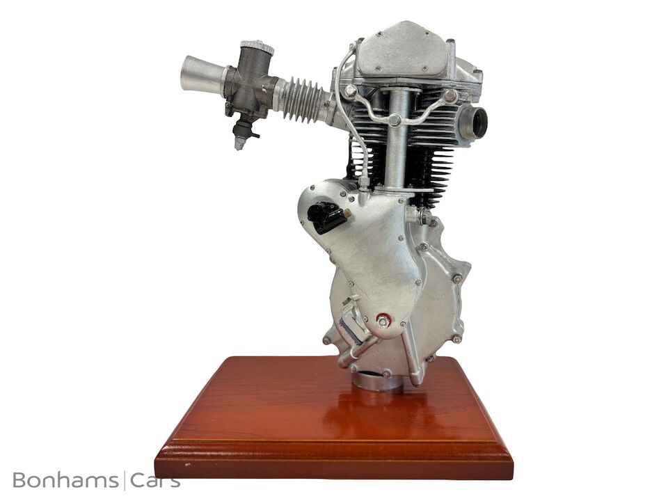 A scratch built scale model of a Velocette Thruxton engine by Moto miniatures (1 of 3)
