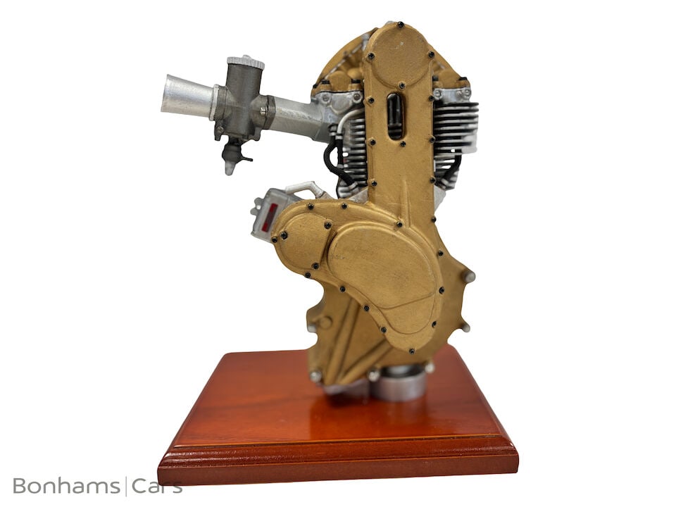 A scratch built scale model of an AJS 7R engine by Moto miniatures (1 of 4)