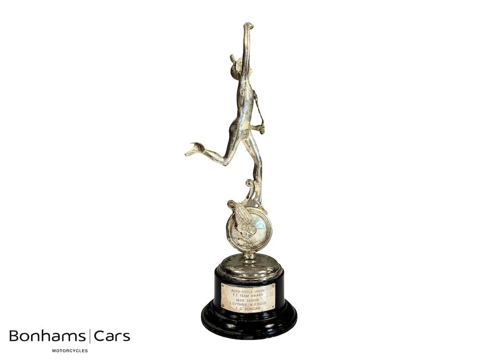 An Isle of Man TT Silver Replica Trophy, 1935 Senior T.T. Team Award (1 of 2)