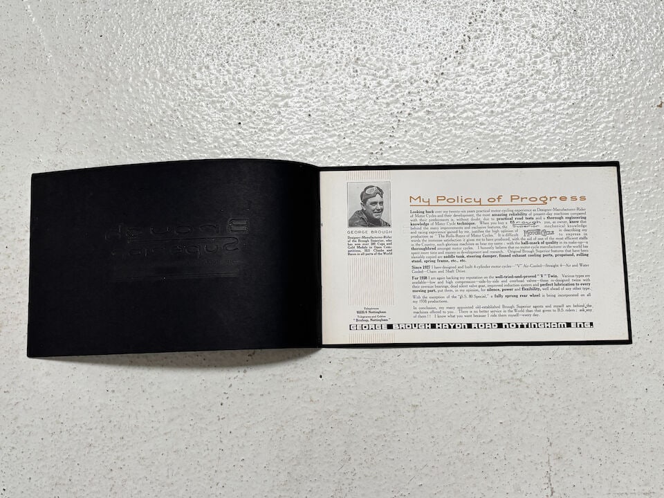 A Brough Superior range brochure - 11