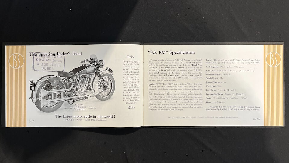 A Brough Superior range brochure - 4