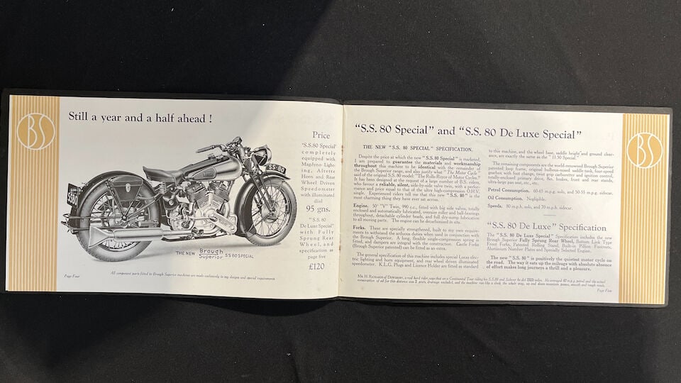A Brough Superior range brochure - 5