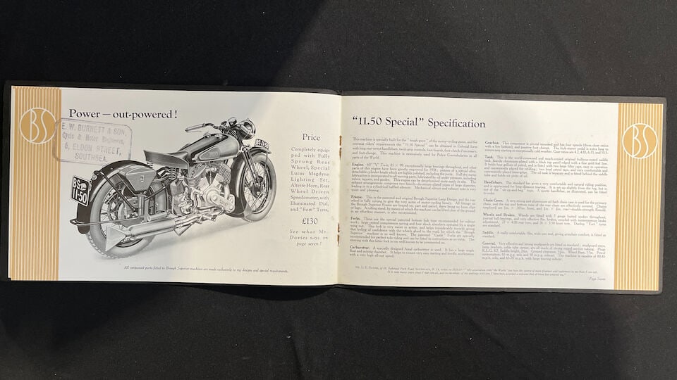 A Brough Superior range brochure - 6