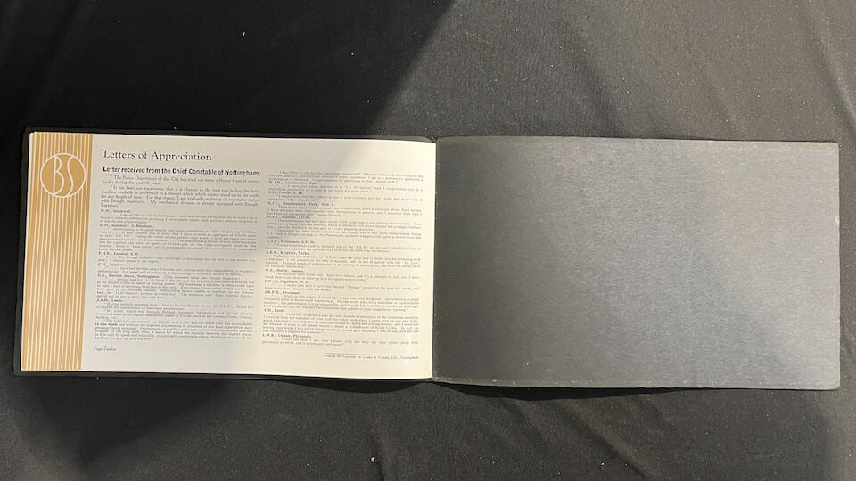 A Brough Superior range brochure - 9