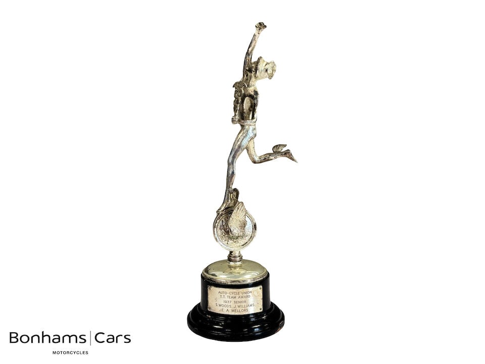 An Isle of Man TT Silver Replica Trophy, 1937 Senior T.T. Team Award (1 of 2)