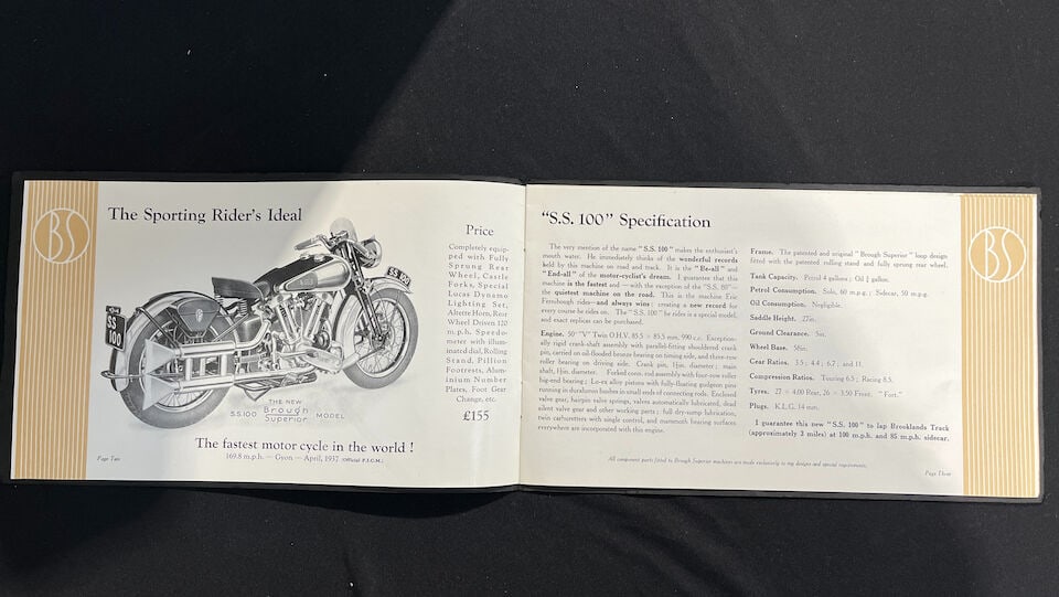 A Brough Superior range brochure - 4