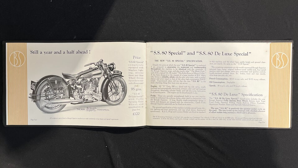 A Brough Superior range brochure - 5