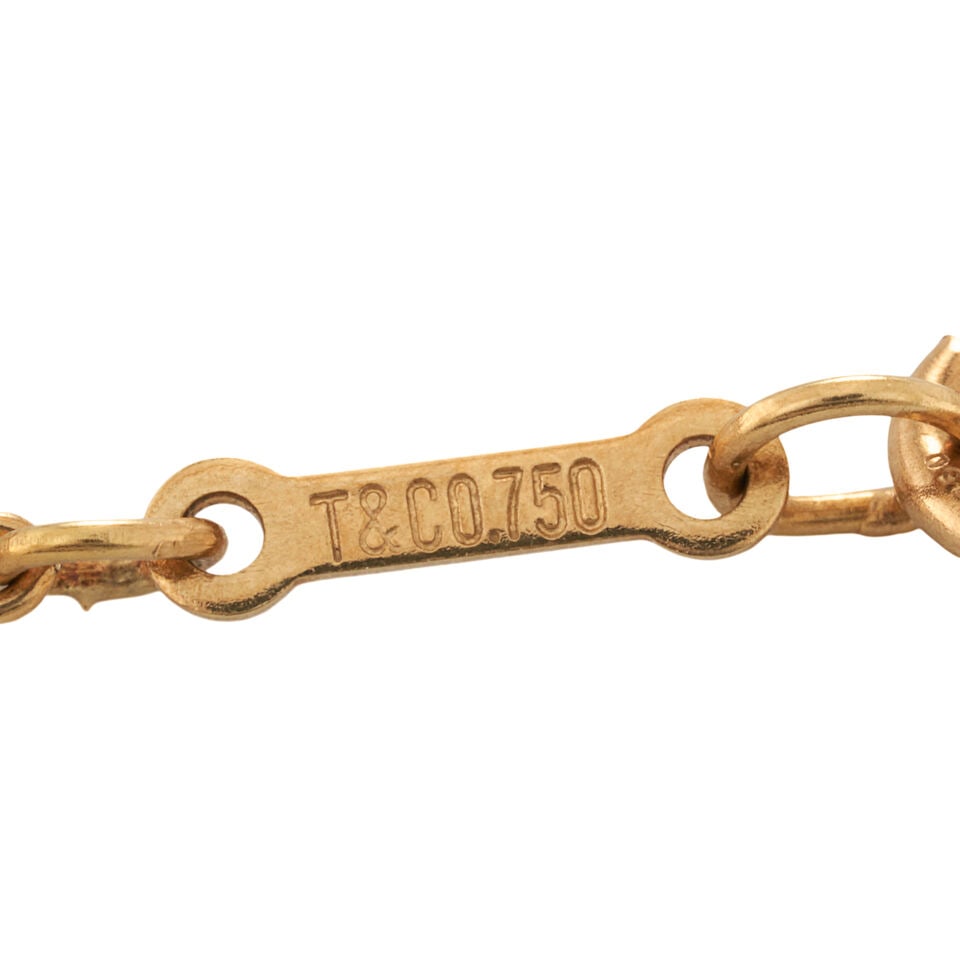 ELSA PERETTI FOR TIFFANY & CO.: AN 18K GOLD AND FRESHWATER CULTURED PEARL NECKLACE - 4