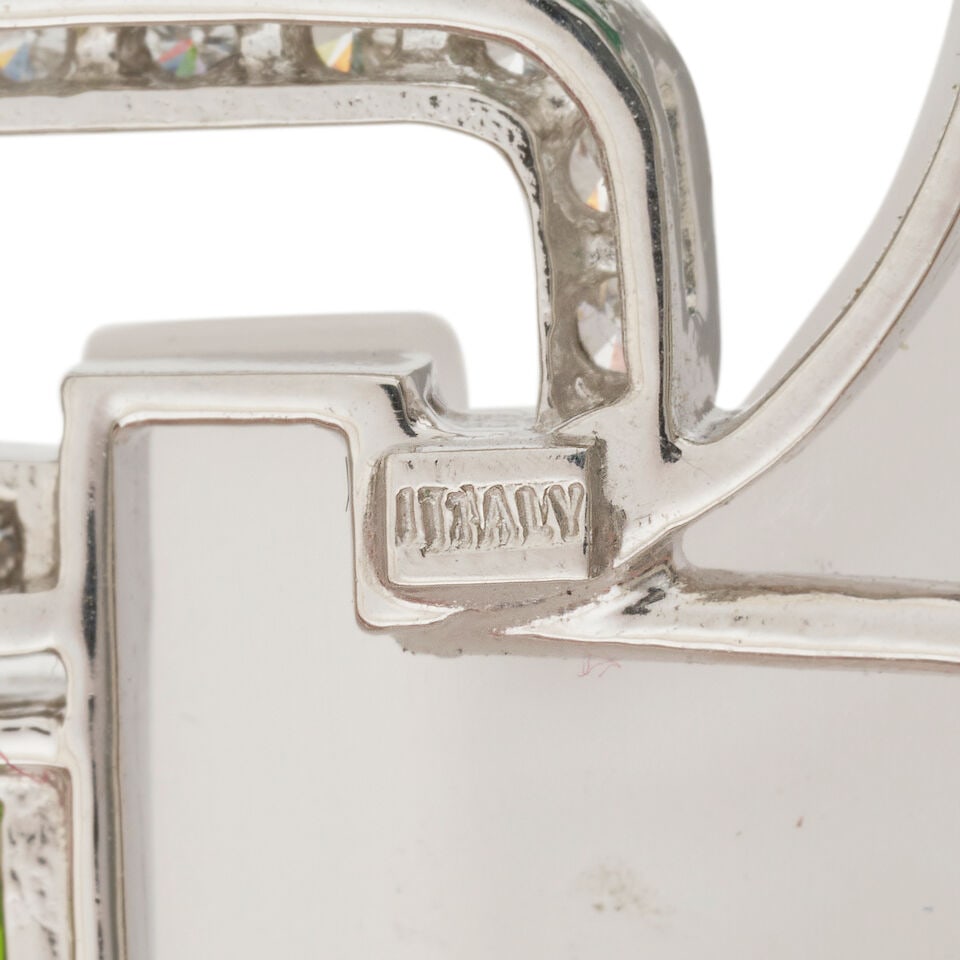 ROBERTO LEGNAZZI: A ROCK CRYSTAL, GEM-SET, AND DIAMOND GIARDINETTI BROOCH, ITALY - 3