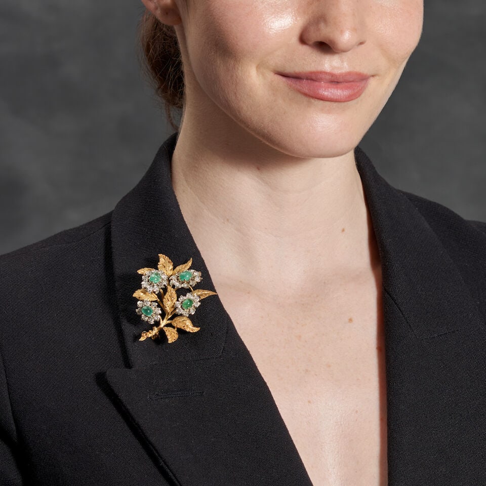 SPRITZER & FUHRMANN: AN 18K GOLD, EMERALD, AND DIAMOND SUITE - 3