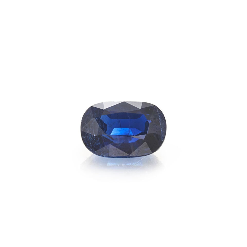 AN UNMOUNTED SAPPHIRE: AN UNMOUNTED SAPPHIRE The fancy-cut sapphire weighing 1.76 carats. Footnotes: Accompanied by a GIA report, numbered 2235587730, dated May 22, 2025, stating that the sapphire is from Burma with no