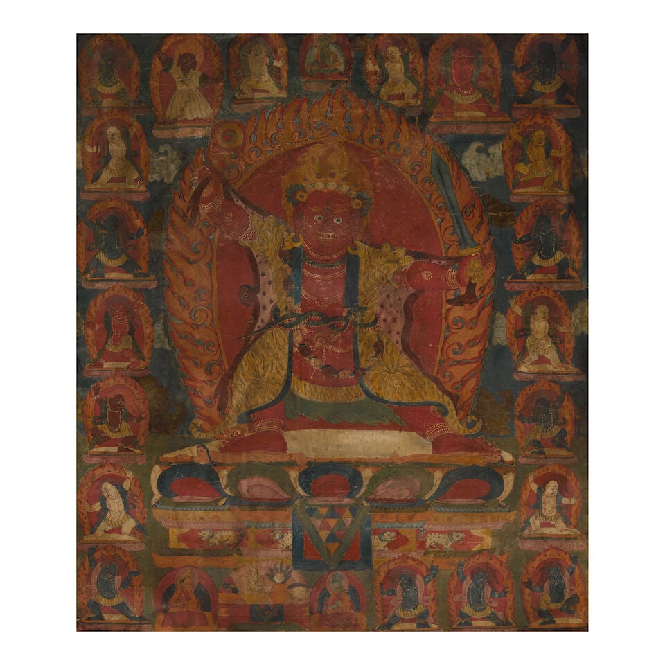 A THANGKA OF TAGLA MEMBAR TIBET, 18TH CENTURY (1 of 1)
