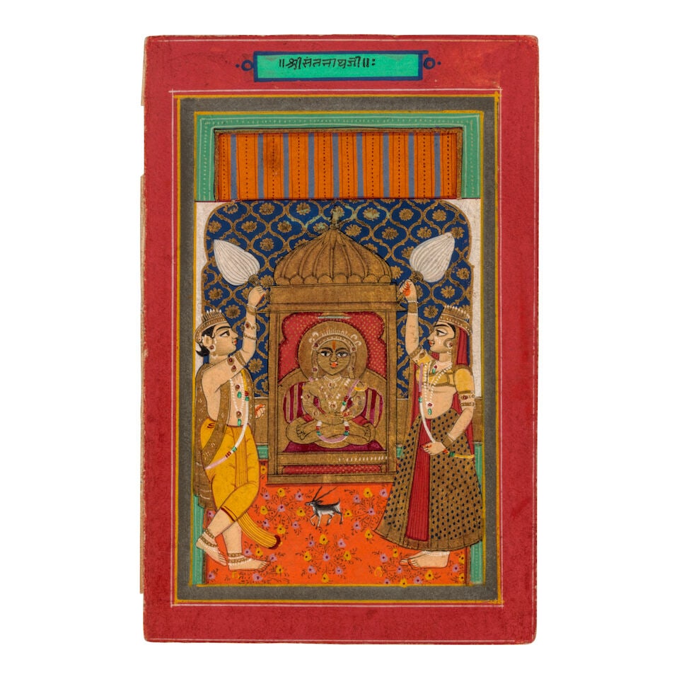 A GROUP OF TWELVE MINIATURE JAIN PAINTINGS JAIPUR, 19TH CENTURY - 10