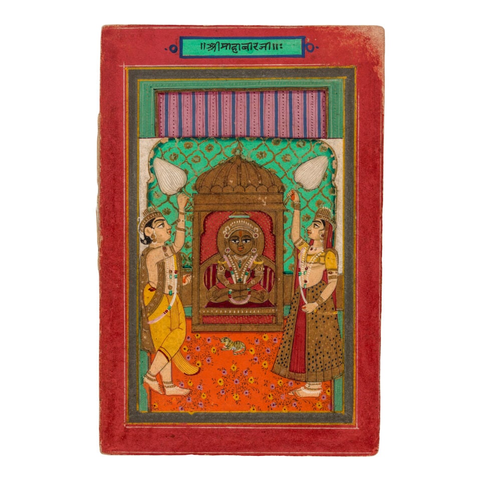A GROUP OF TWELVE MINIATURE JAIN PAINTINGS JAIPUR, 19TH CENTURY - 2