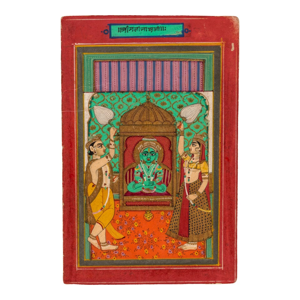 A GROUP OF TWELVE MINIATURE JAIN PAINTINGS JAIPUR, 19TH CENTURY - 4