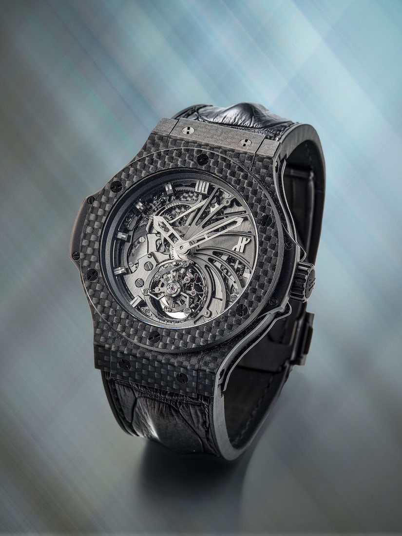 HUBLOT | BIG BANG MINUTE REPEATER TOURBILLON CARBON, REF.304.QX.1140.HR, A LIKE NEW LIMITED EDIT... (1 of 4)