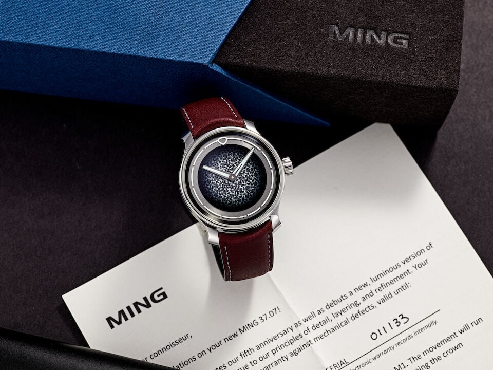 [NO RESERVE] MING | MOSAIC, REF.37.07, A BRAND NEW STAINLESS STEEL WRISTWATCH, CIRCA 2025 - 6