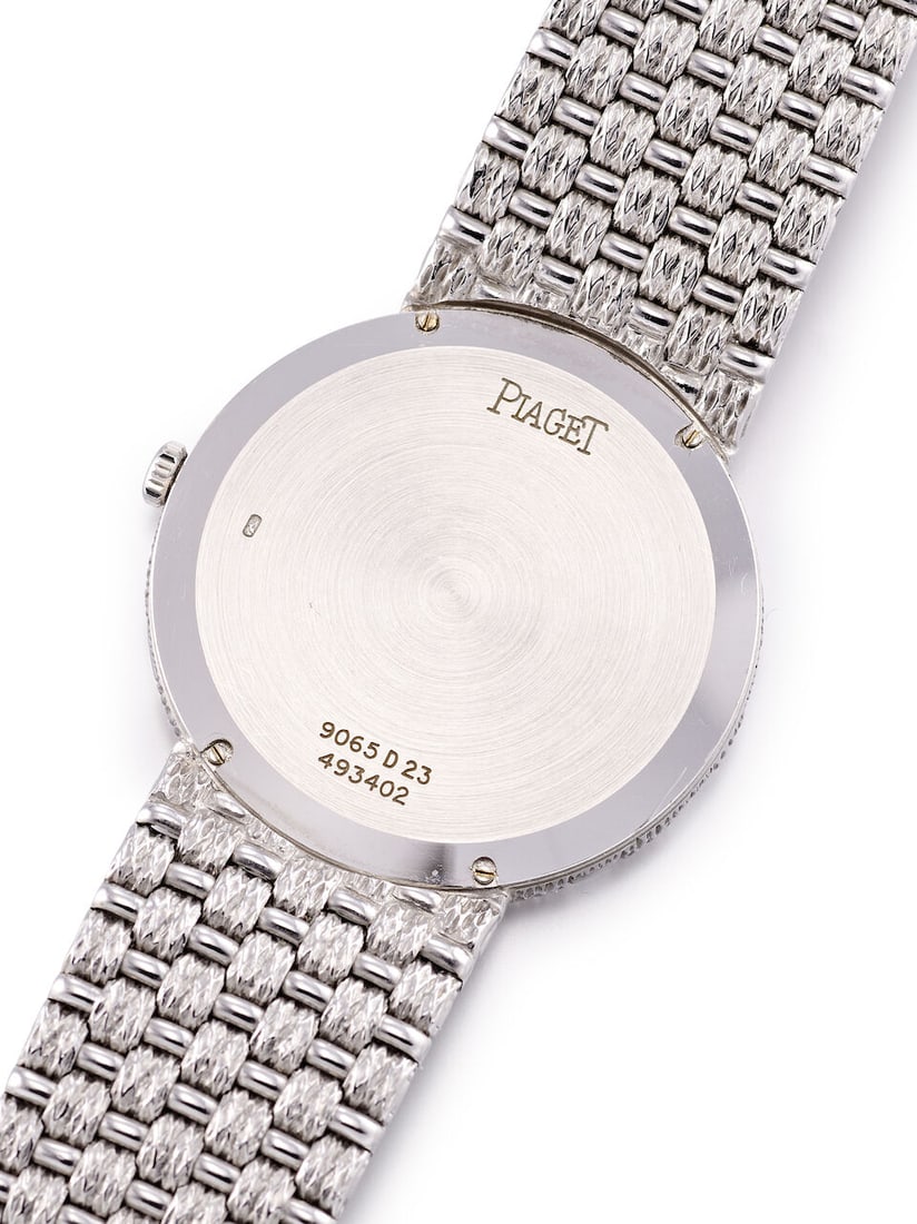 PIAGET | REF.9065 D 23, A WHITE GOLD BRACELET WATCH WITH OPAL, ONYX AND DIAMOND-SET DIAL, CIRCA ... - 2
