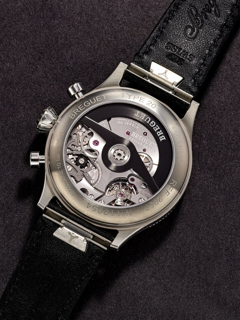 BREGUET | TYPE XX, REF.2057, A LIKE NEW STAINLESS STEEL CHRONOGRAPH WRISTWATCH WITH DATE, CIRCA ... - 3