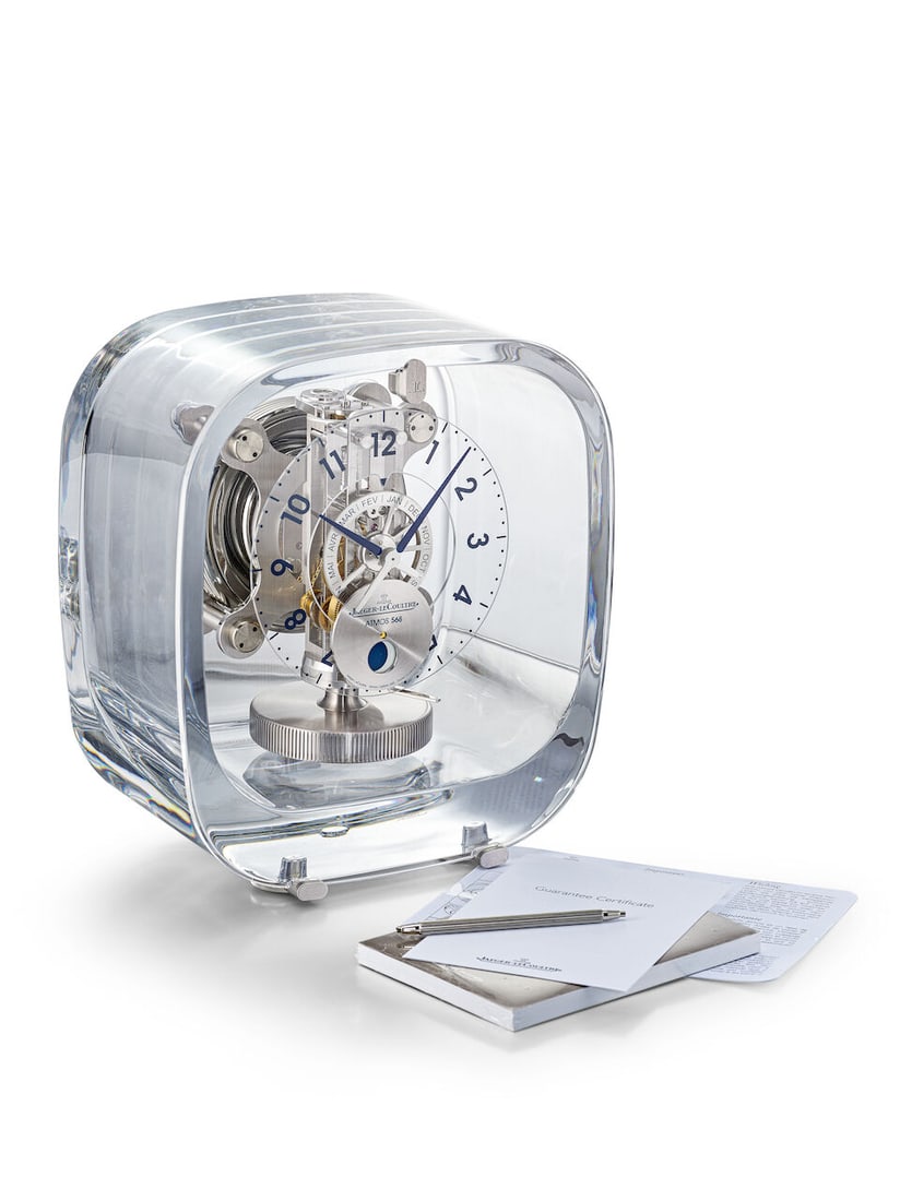 JAEGER-LECOULTRE | ATMOS 568 BY MARC NEWSON, REF.Q516510J, AN IMPRESSIVE BACCARAT CRYSTAL ATMOS ... - 4